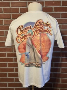 Caribean Soul Changes Latitudes Attitudes Jimmy Buffet XL Mens Crewneck T-Shirt - Picture 1 of 12