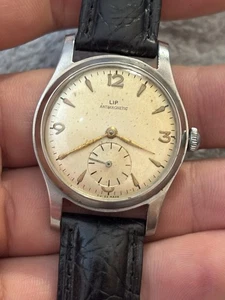 Orologio Vintage LIP MILITARY 17 Jewels Uomo Antimagnetico Impermeabile Non Funzionante - Foto 1 di 12