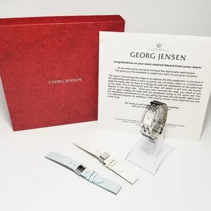 Georg Jensen 376 Women's Quartz Watch 1.2" Case Gold Tone Used - Bild 1 von 18