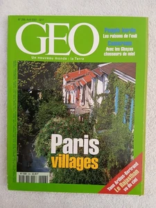 GEO N°266 4/2001 PARIS VILLAGES - RAJASTHAN VU DU CIEL-KURDISTAN- DETROIT BERING - Picture 1 of 4