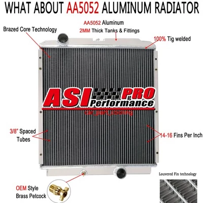 FOR 1997-2004 99 MITSUBISHI TRUCK FUSO FE FG FH SERIES 3.9L 4CYL 2 ROWS RADIATOR - Image 1 of 4