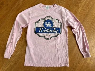 Camiseta rosa manga larga University of Kentucky Wildcats para mujer talla S” Foto 1 de 4