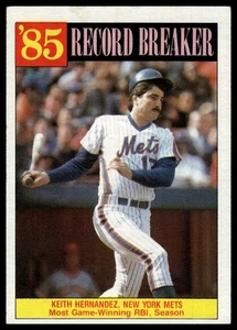 1986 Topps #203 Keith Hernandez - Imagen 1 de 2