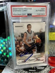 Panini Prestige 2009 Stephen Curry radiocontrol novato PSA/DNA autógrafo auténtico automático - Imagen 1 de 8