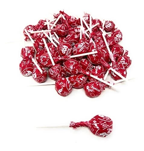 Cherry (Rojo) Tootsie Pops - Piruletas a granel recién envueltas - Elige 10-100 quilates Foto 1 de 4