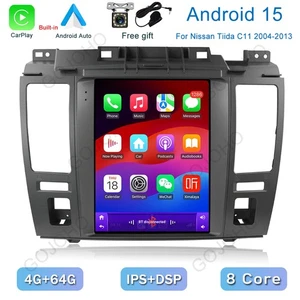 Estéreo de coche de 9,7"" para Nissan Tiida C11 2004-2013 Radio Carplay Android 15 4+64 GB - Imagen 1 de 23