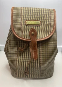 Polo Ralph Lauren Houndstooth Pattern sling bag Pvc Leather Vintage Limited - Picture 1 of 19