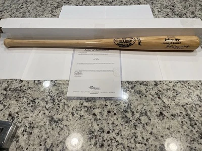 Johnny Mize Signed Louisville Slugger game model Baseball Bat w/"HOF 81" JSA - Image 1 of 4