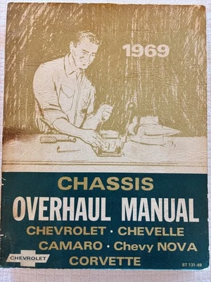 1969 Chevrolet Chevelle Camaro Nova Corvette OEM Chassis Overhaul Shop Manual - Image 1 of 2