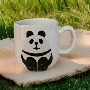 CONCOMBRE YUKASAJI BY DECOLE CERAMIC MUG CUP PANDA BEAR - Picture 1 of 7