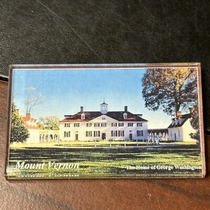 Mount Vernon The Home Of George Washington Fridge Magnet Made in USA - Picture 1 of 6
