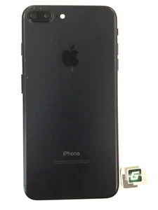 Apple iPhone 7 Plus Genuina OEM Carcasa Trasera Cubierta Trasera Negra Mate GRADO B - Imagen 1 de 3