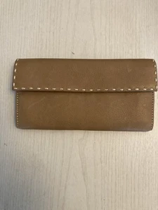 Marks &Spencer Autograph UNUSED Camel Leather Purse - Picture 1 of 6