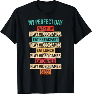 Funny Video Gaming Shirt for Teens Boys Men Gamer Gift Unisex T-Shirt - Picture 1 of 3
