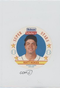 1989 Holsum Schafer's Discs Matt Nokes #13