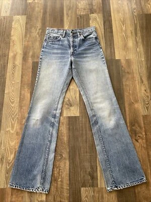 Levi's 517 BIG E VINTAGE Blue Denim Jeans actual fit size  W28 L33 - Image 1 of 4