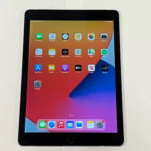 iPad Air 2 64GB Grey Wi-Fi + 4G Unlocked 9.7in Screen Tablet - Battery 75% - Picture 1 of 17