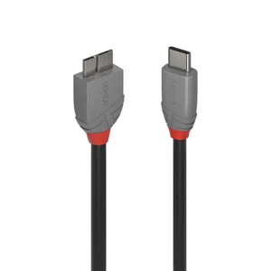 Lindy 1m USB 3.2 Type C to Micro-B Cable, Anthra Line - Imagen 1 de 5