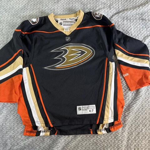 Anaheim Ducks Officially Licensed Reebok Ryan Getzlaf Jersey Size Youth 4-7 Cover