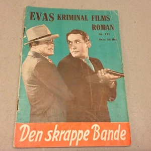 Call a Messenger Billy Halop Hall 1943 Danish Movie Novel "EVAs Kriminal Films" - Picture 1 of 2