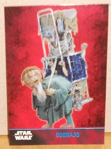 STAR WARS THE FORCE AWAKENS - BLUE FOIL PARALLEL CARD #16 - BOBBAJO - Picture 1 of 1