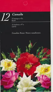 CANADA STAMP BOOKLET 2001 CANADIAN ROSES SG 2091-2094 - Picture 1 of 2