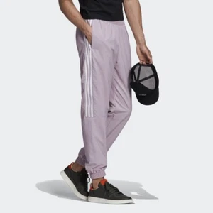 Adidas Originals Woven Lavender Track Pants for Men Casual Gym Brand New UK S - Picture 1 of 4