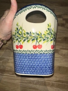 Polish Pottery Kitchen Utensil Holder from Zaklady Boleslawiec - Picture 1 of 8