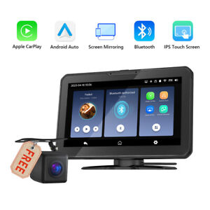CAM+ Eonon 7" Portable CarPlay Android Auto Car Stereo Radio Bluetooth Head Unit