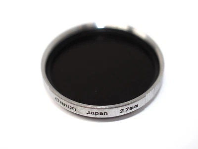 Canon 27mm Neutral Density ND8x Filter - Chrome Mount - Image 1 of 3