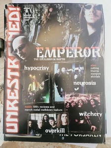 UNRESTRAINED Issue 8 EMPEROR Hypocrisy Neurosis Witchery Overkill Metal Meltodwn - Picture 1 of 4