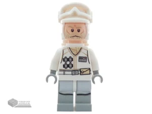 LEGO® Minifig sw0734 - Hoth Rebel Trooper White Uniform (Tan Beard, Backpack) - Bild 1 von 1