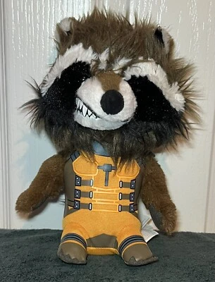 Marvel Guardians Of The Galaxy, Talking Rocket Raccoon Plush - Working - Image 1 of 3