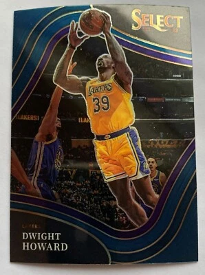 2021-22 PANINI SELECT DWIGHT HOWARD LOS ANGELES LAKERS #252 BLUE COURTSIDE - Image 1 of 2