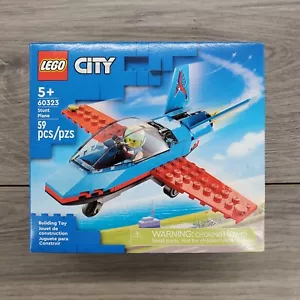 LEGO City: STUNT PLANE (60323) Airplane Jet - 59 pcs pieces - BRAND NEW SEALED - Picture 1 of 4