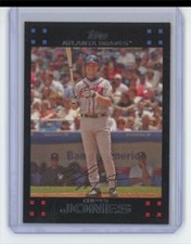 2007 TOPPS CHIPPER JONES ATLANTA BRAVES #90
