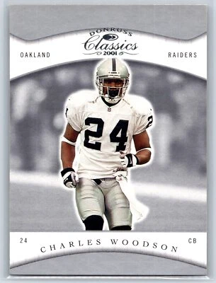 2001 Donruss Classics #65 Charles Woodson  Oakland Raiders - Image 1 of 2