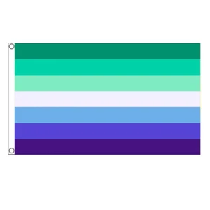 Large Gay Male Men Loving Men Pride Flag 5FT x 3FT Gay Men Festival Parade Flag - Picture 1 of 1