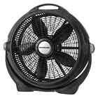 Lasko Wind Machine 20" Air Circulator Floor Fan, 3 Speeds, 23" H, Black, A20302