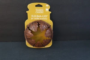Yankee Candle Illuma Lid FALL LEAF AUTUMN ACORN COPPER BRONZE TOPPER 2003 NEU - Bild 1 von 3