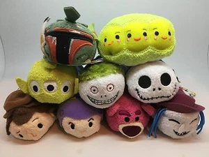 Lot of 9 Disney Store Japan Tsum Tsum Plush Collection Brand New - Picture 1 of 10