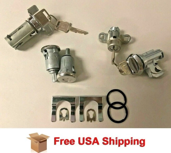 Fits 1970-1973 Chevrolet Camaro Complete OE style Lock Set w/GM keys SHIPS FREE - Image 1 of 1