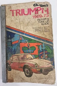 Chilton 5910 Triumph 1969-73 Repair & Tune-Up Guide USED!! - Bild 1 von 11