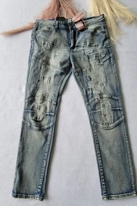Pantalones de mezclilla elásticos gris lavado ácido R GSTR G Star Raw para hombre 34/32 y 36x32 - Imagen 1 de 10