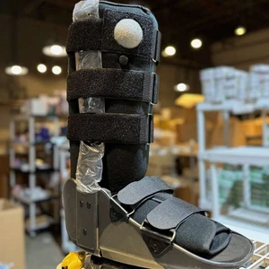 Steplite Easy AirTM Pneumatic Post Op Boot Ankle Walker, hohe Höhe, XL, schwarz/ - Bild 1 von 5