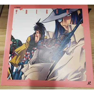 TRIGUN Vol 8 1998 Anime Laserdisc LD Dominique The Cyclops Rai Dei The Blade Foto 1 de 4