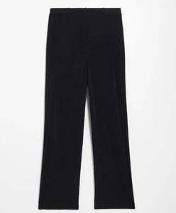 Chico’s Women’s Black Slinky Knit Stretch No Tummy Elastic Waist Pants 3R BNWT! - Picture 1 of 15