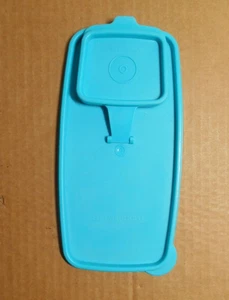 Tupperware 7881A Cereal Keeper Flip Top Teal Replacement Lid Only Y64 - Picture 1 of 4