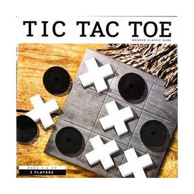 Anker Play Board Game Wooden Classics - Tic Tac Toe Box Fair/NM - Image 1 of 2
