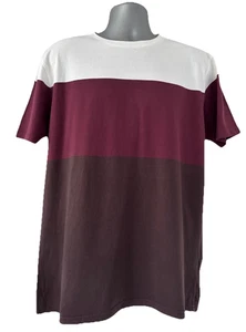 FOLK .. Men's Short Sleeve Colourblock T-Shirt Size 5 UK XL - Picture 1 of 6